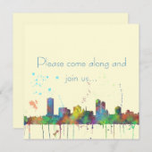 ウィスコンソン·スカイライン·ミルウォーキー 招待状 (正面/裏面)