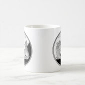 ウィスコンフェイクシン州クォーターカウチーズコーンファーム コーヒーマグカップ (中央)