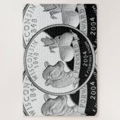 ウィスコンフェイクシン州クォーターカウチーズコーンファーム ジグソーパズル (縦)