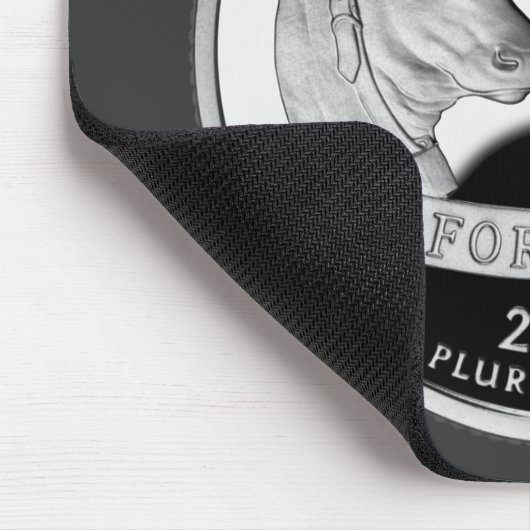 ウィスコンフェイクシン州クォーターカウチーズコーンファーム マウスパッド (コーナー)