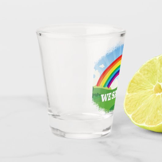 ウィスセイゲイレインボープライド ショットグラス (左)