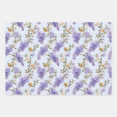 ウィスタリアラッピング紙 ラッピングペーパーシート (正面)