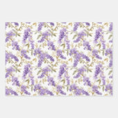 ウィスタリアラッピング紙 ラッピングペーパーシート (正面)