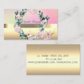 ウィスッエレガントクカップケーキグリーナリーベーカリー 名刺 (正面/裏面)