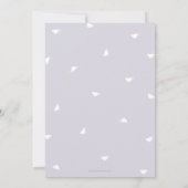 ウィステリアアフタヌーンティーブライダル/ウェディングシャワー 招待状 (裏面)