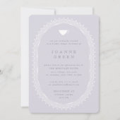 ウィステリアアフタヌーンティーブライダル/ウェディングシャワー 招待状 (正面)