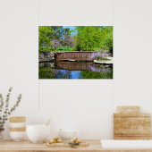 ウィステリアイン開花アットルーズパークブリッジ ポスター (キッチン)