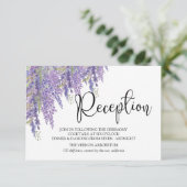 ウィステリアツリーパステルウェディングレセプション エンクロージャーカード (スタンド正面)