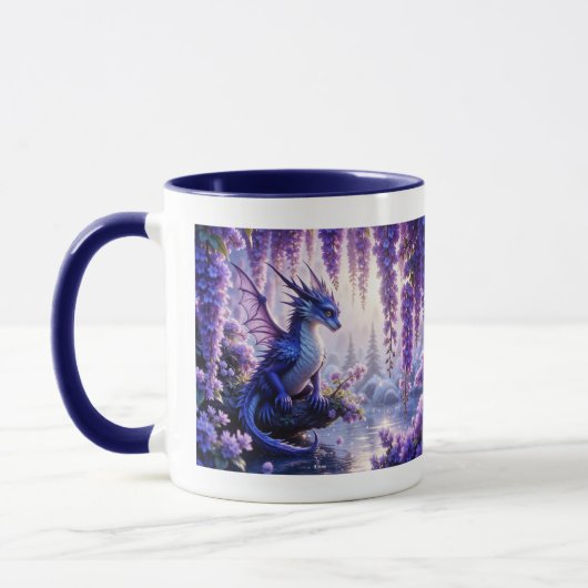 ウィステリアドラゴンマグ マグカップ (左)