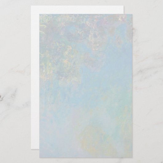 ウィステリアバイクラウドモネ 便箋 (正面/裏面)