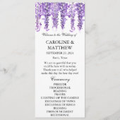 ウィステリアパープルエレガントフローララベ結婚ンズ プログラム (正面)