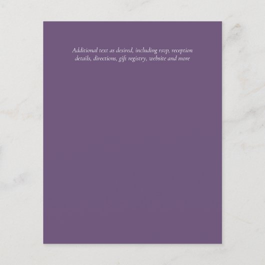 ウィステリアフローラガーデンラベ結婚ンダーの予算 チラシ (裏面)