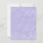 ウィステリアワイングラスブランチ&バブリー招待状 招待状 (裏面)