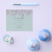 ウィステリア結婚セージの日救付BUDGETフライヤー チラシ (シングル)