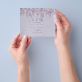 ウィステリア結婚パープル救ズ・デイズBUDGET Flyer チラシ (手)