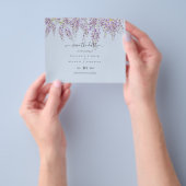 ウィステリア結婚ブルーの救日BUDGET Flyer チラシ (手)