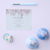 ウィステリア結婚ブルーの救日BUDGET Flyer チラシ (シングル)