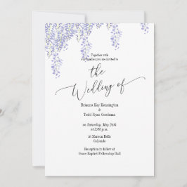 ウィステリア結婚式招待状 招待状