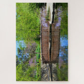 ウィステリア開花アットルーズパークブリッジ ジグソーパズル (縦)