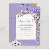 ウィステリア開花結婚ズ エンクロージャーカード (正面/裏面)