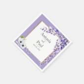 ウィステリア開花結婚ズ スタンダードカクテルナプキン (角)