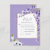 ウィステリア開花結婚ズ 出欠カード (正面/裏面)