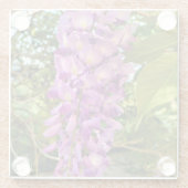 ウィステリア開花 ガラスコースター (裏面)