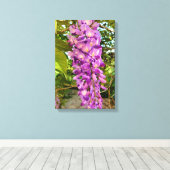 ウィステリア開花 キャンバスプリント (インサイチュ (ウッドフロア))