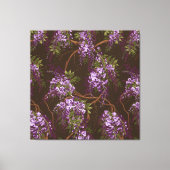 ウィステリア、つる植物キャンバス印刷 キャンバスプリント (正面)