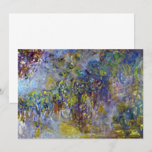 ウィステリア（右半分）by Claude Monet (正面/裏面)