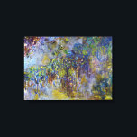 ウィステリア（右半分）by Claude Monet キャンバスプリント<br><div class="desc">クロード・モネのウィステリア（右半分）(1917-1920)はヴィンテージ印象派のアート素晴らし自然で絵画、大きなフローラ静止期の右半分を特集絵画した。フランスのジヴェルニーにある彼の庭から絵を描の春でモネが描いた一連の藤の花の絵の一部。アーティストについて：クロード・モネ(1840-1926)は印象派の運動の創始者であフランスのり絵画、その絵画の大部分は「空中に浮かぶ」（野外に浮かぶ）スタイル印象派の風景である。</div>