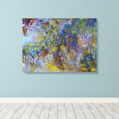 ウィステリア（右半分）by Claude Monet キャンバスプリント (インサイチュ (ウッドフロア))