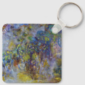 ウィステリア（右半分）by Claude Monet キーホルダー (裏面)