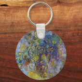 ウィステリア（右半分）by Claude Monet キーホルダー (正面)