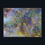 ウィステリア（右半分）by Claude Monet ポストカード<br><div class="desc">クロード・モネのウィステリア（右半分）(1917-1920)はヴィンテージ印象派のアート素晴らし自然で絵画、大きなフローラ静止期の右半分を特集絵画した。フランスのジヴェルニーにある彼の庭から絵を描の春でモネが描いた一連の藤の花の絵の一部。アーティストについて：クロード・モネ(1840-1926)は印象派の運動の創始者であフランスのり絵画、その絵画の大部分は「空中に浮かぶ」（野外に浮かぶ）スタイル印象派の風景である。</div>