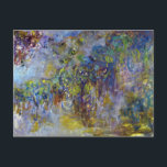 ウィステリア（右半分）by Claude Monet ポストカード<br><div class="desc">クロード・モネのウィステリア（右半分）(1917-1920)はヴィンテージ印象派のアート素晴らし自然で絵画、大きなフローラ静止期の右半分を特集絵画した。フランスのジヴェルニーにある彼の庭から絵を描の春でモネが描いた一連の藤の花の絵の一部。アーティストについて：クロード・モネ(1840-1926)は印象派の運動の創始者であフランスのり絵画、その絵画の大部分は「空中に浮かぶ」（野外に浮かぶ）スタイル印象派の風景である。</div>