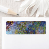 ウィステリア（右半分）by Claude Monet ラベル (インサイチュ)