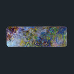 ウィステリア（右半分）by Claude Monet ラベル<br><div class="desc">クロード・モネのウィステリア（右半分）(1917-1920)はヴィンテージ印象派のアート素晴らし自然で絵画、大きなフローラ静止期の右半分を特集絵画した。フランスのジヴェルニーにある彼の庭から絵を描の春でモネが描いた一連の藤の花の絵の一部。アーティストについて：クロード・モネ(1840-1926)は印象派の運動の創始者であフランスのり絵画、その絵画の大部分は「空中に浮かぶ」（野外に浮かぶ）スタイル印象派の風景である。</div>