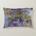 ウィステリア(離れ半分)by Claude Monet アクセントクッション<br><div class="desc">クロード・モネのウィステリア(1917-1920)は、ヴィンテージの印象派の素晴らし美術スチル絵画ライフのフローラで、大きな作品の半分を取り上げ絵画てい離れる。フランスのジヴェルニーの庭でモネが描いた春の季節の藤の花の画の一部です絵を描。アーティストについて：クロード・モネ(1840-1926)は印象派の運動の創始者であフランスのり絵画、その絵画の大部分は「空中に浮かぶ」（野外に浮かぶ）スタイル印象派の風景である。</div>