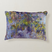 ウィステリア(離れ半分)by Claude Monet アクセントクッション (裏面)