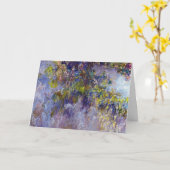 ウィステリア(離れ半分)by Claude Monet カード (黄色い花)