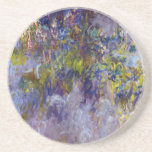 ウィステリア(離れ半分)by Claude Monet コースター<br><div class="desc">クロード・モネのウィステリア(1917-1920)は、ヴィンテージの印象派の素晴らし美術スチル絵画ライフのフローラで、大きな作品の半分を取り上げ絵画てい離れる。フランスのジヴェルニーの庭でモネが描いた春の季節の藤の花の画の一部です絵を描。アーティストについて：クロード・モネ(1840-1926)は印象派の運動の創始者であフランスのり絵画、その絵画の大部分は「空中に浮かぶ」（野外に浮かぶ）スタイル印象派の風景である。</div>