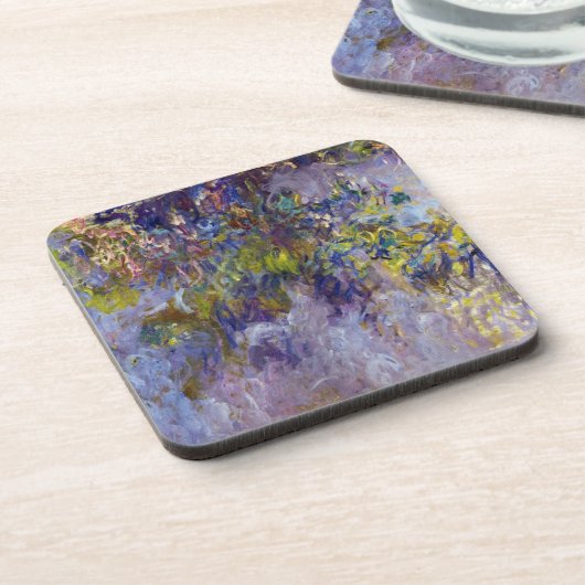 ウィステリア(離れ半分)by Claude Monet コースター (左側)