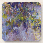 ウィステリア(離れ半分)by Claude Monet コースター<br><div class="desc">クロード・モネのウィステリア(1917-1920)は、ヴィンテージの印象派の素晴らし美術スチル絵画ライフのフローラで、大きな作品の半分を取り上げ絵画てい離れる。フランスのジヴェルニーの庭でモネが描いた春の季節の藤の花の画の一部です絵を描。アーティストについて：クロード・モネ(1840-1926)は印象派の運動の創始者であフランスのり絵画、その絵画の大部分は「空中に浮かぶ」（野外に浮かぶ）スタイル印象派の風景である。</div>