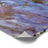 ウィステリア(離れ半分)by Claude Monet ポスター (角)