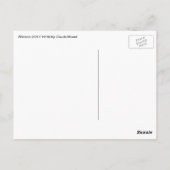 ウィステリア(離れ半分)by Claude Monet ポストカード (裏面)