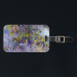ウィステリア(離れ半分)by Claude Monet ラゲッジタグ<br><div class="desc">クロード・モネのウィステリア(1917-1920)は、ヴィンテージの印象派の素晴らし美術スチル絵画ライフのフローラで、大きな作品の半分を取り上げ絵画てい離れる。フランスのジヴェルニーの庭でモネが描いた春の季節の藤の花の画の一部です絵を描。アーティストについて：クロード・モネ(1840-1926)は印象派の運動の創始者であフランスのり絵画、その絵画の大部分は「空中に浮かぶ」（野外に浮かぶ）スタイル印象派の風景である。</div>