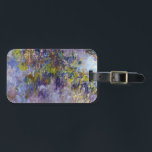 ウィステリア(離れ半分)by Claude Monet ラゲッジタグ<br><div class="desc">クロード・モネのウィステリア(1917-1920)は、ヴィンテージの印象派の素晴らし美術スチル絵画ライフのフローラで、大きな作品の半分を取り上げ絵画てい離れる。フランスのジヴェルニーの庭でモネが描いた春の季節の藤の花の画の一部です絵を描。アーティストについて：クロード・モネ(1840-1926)は印象派の運動の創始者であフランスのり絵画、その絵画の大部分は「空中に浮かぶ」（野外に浮かぶ）スタイル印象派の風景である。</div>