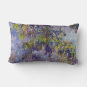 ウィステリア(離れ半分)by Claude Monet ランバークッション (裏面)