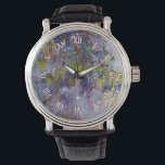 ウィステリア(離れ半分)by Claude Monet 腕時計<br><div class="desc">クロード・モネのウィステリア(1917-1920)は、ヴィンテージの印象派の素晴らし美術スチル絵画ライフのフローラで、大きな作品の半分を取り上げ絵画てい離れる。フランスのジヴェルニーの庭でモネが描いた春の季節の藤の花の画の一部です絵を描。アーティストについて：クロード・モネ(1840-1926)は印象派の運動の創始者であフランスのり絵画、その絵画の大部分は「空中に浮かぶ」（野外に浮かぶ）スタイル印象派の風景である。</div>